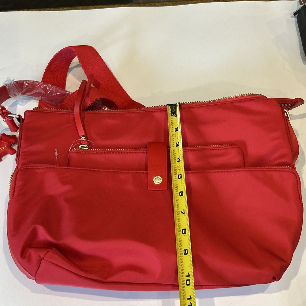 Radley London‎ Large Compartment Crossbody Bag RED Flaw - Picture 13 of 16
